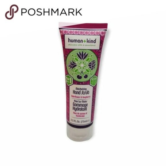 Human+Kind Hand Scrub Elderflower & Raspberry - Picture 1 of 2